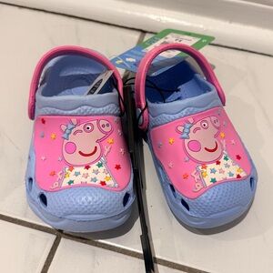 NWT Peppa Pig Clogs for Girls Size 5/6 Summer Spring Shoes